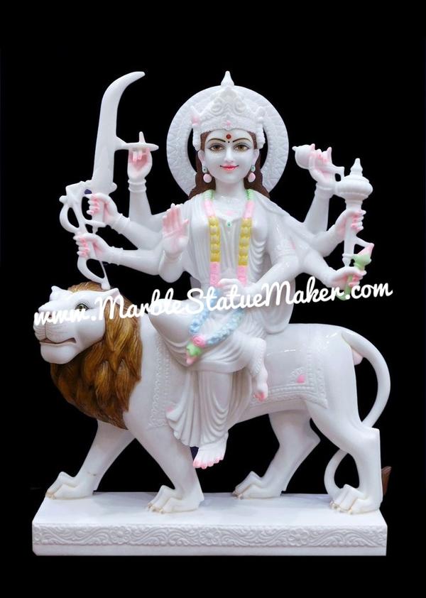 Goddess Durga is the supreme protective mother figure in Hinduism, symbolizing Shakti (cosmic energy), strength, and the victory of good over evil. 