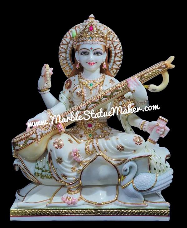 Saraswati is the Hindu goddess of knowledge, music, arts, wisdom, and learning.