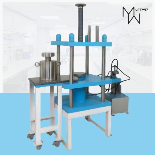 This advanced laboratory equipment is designed for powder compaction using cold isostatic pressing—a method that applies uniform hydraulic pressure to shape powders into dense, crack-free green bodies. It’s ideal for research labs, material testing, and precision manufacturing.⚙️ Key Features & Components- Uniform Compaction with Oil:- Uses high-pressure hydraulic oil to transmit force evenly across the powder compact.- The pressure medium surrounds the die from all sides, ensuring isostatic compaction.- Eliminates air voids, increases green strength, and improves dimensional accuracy.- Robust Construction:- Mounted on a blue steel frame with wheels for easy mobility.- Includes a stainless steel pressure vessel, hydraulic cylinders, and a control panel.- Customizable Design:- Offers custom die options made from tool steel.- Flexible die-release systems available in multiple sizes.- Rated for pressures up to 300 MPa, ensuring precise shaping and high mechanical strength.- Control Panel:- Allows for precise adjustment of pressure settings and operation timing.- Designed for clean, reliable, and repeatable performance.🧩 Applications- Powder metallurgy- Ceramic and composite material research- Advanced material prototyping- Green body formation for sintering