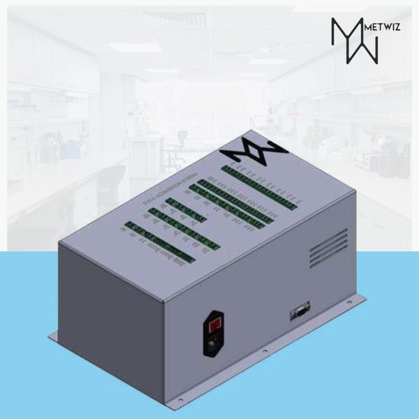 Data Acquisition SystemKEY ADVANTAGES•Type: Data Logger•Input: 24V, 4.5A•14 Temperature Channels (9 RTD and 5 K-Type), 6•Pressure Channels, 2 Dew Point Channels, 3 Mass Flow•Channels.•7 Solenoid Valves.•3 Limbs of Voltage and Current.•Sampling Frequency: Multiples of 500ms.•Temperature Measuring Range: RTD- 0 to 250°C and KType-•0 to 400°C.KEY FEATURES•Fully Customisable Channels as per requirement.•User Friendly Software on PC/ Laptop Customized to•User requirement.•Sensor Monitoring and Live Graph Plotting during•ongoing process.•Logged Data can be stored in a Database which can be•printed or exported to PDF.•Switching Operation using Relays•Data is backed up automatically to MicroSD Card.