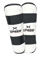 The XPEED TKD Shin Guard XP2008 is a versatile, multi-sport shin and knee protector designed for athletes across all combat disciplines. Made from high-quality PU construction, this shin guard is soft, comfortable to wear, and provides dependable protection for your knees and legs during training and competition.Key FeaturesMaterial: Premium PU construction for durability and comfortSoft and Comfortable: Lightweight design that feels natural during extended training sessionsFull Knee and Leg Protection: Covers the shin and knee area to guard against impact and abrasionMulti-Sport Compatibility: Suitable for Taekwondo, Boxing, MMA, Muay Thai, Karate, Martial Arts, and moreSold as a Pair: Includes both left and right shin guardsSecure Fit: Designed to stay in place during dynamic movement and sparringSpecificationsProduct Code: XP2008Material: PU ConstructionAvailable Sizes: S/M, L/XLColor: WhiteSold: Per PairIdeal ForTaekwondo, Boxing, MMA, Muay Thai, Karate, Grappling, Wrestling, and all martial arts disciplines. Suitable for beginners, intermediate, and advanced practitioners of all ages.