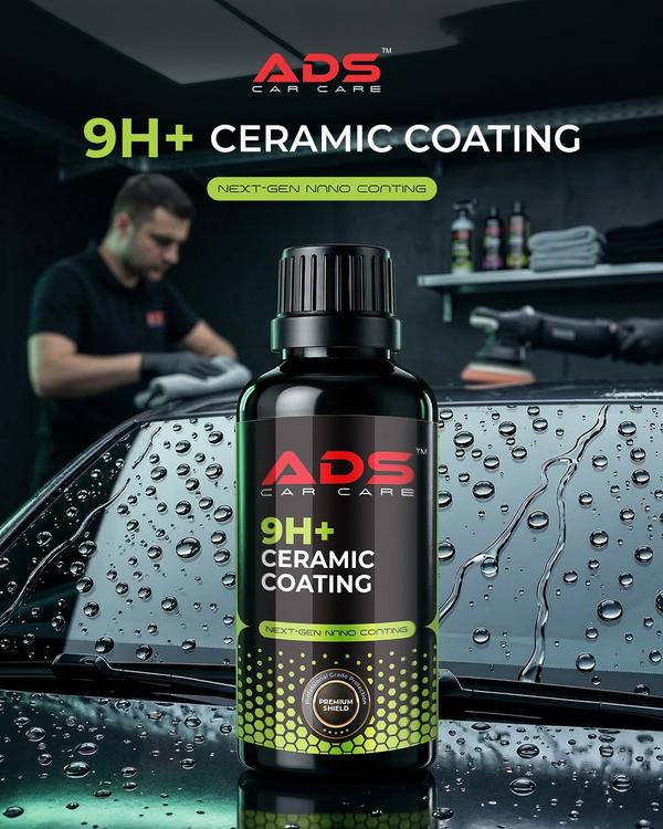 ADS 9H+ Ceramic CoatingBy Auto Detailing Solutions (ADS)✅ Professional-grade 9H+ ceramic protection layer✅ Enhances deep gloss & paint clarity✅ Strong water beading & self-cleaning effect✅ Protects against UV rays, dirt & contaminants✅ Makes maintenance easier with reduced wash frequency🛡️ Up to 2 Years Protection🎯 Perfect for Entry to Mid-level Coating Packages💰 Ideal for attracting more customers & increasing conversions📦 Available Sizes: 15 ML | 50 ML