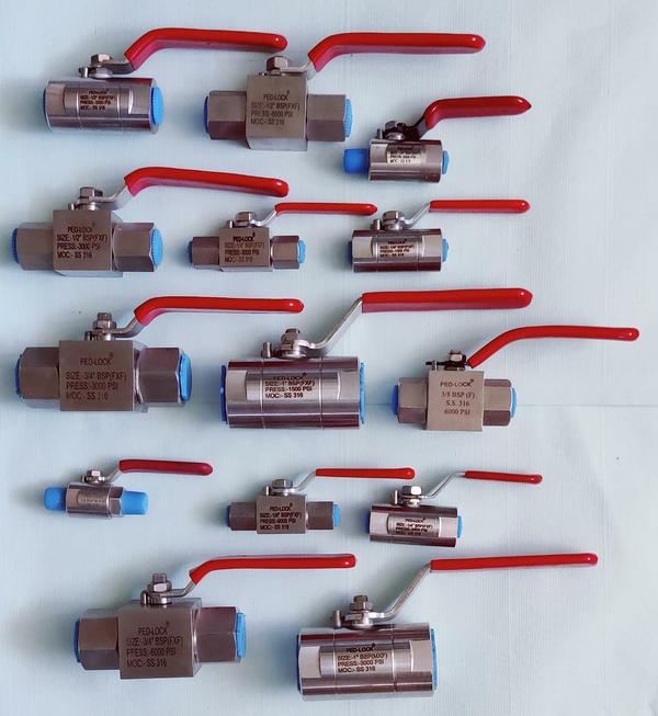 VALVE SIZE	1/8“ TO 2” / 6 MM TO 50 MMTHREAD	NPT, BSPP, BSPT, JIC, METRIC, UNFCONNECTION	THREADED, TUBE END, BUTT WELD, SOCKET WELD, WELD NIPPLE, FLANGED, SAEFUNCTION	2 WAY, 3 WAY, 4 WAY, 5 WAY, PRESSURE RATING	1500 PSI, 3000 PSI, 6000 PSI, 10000 PSI, 15000 PSI, 20000 PSISEAL RING MATERIAL	PTFE, PVDF, DELRIN, PEEK, GRAPHITESTANDARD	ISO , DIN , ANSI , API , ASME , AWWA , MSS , MEDIA 	HYDRAULIC OIL, AIR, WATER, GAS, STEAM, HOT WATER , COLD WATER , SEA WATER , CHEMICALMEDIA TEMPERATURE	(-120* C TO 500*C )RANGE AS PER PRESSUREBODY TYPE	BAR STOCKBRAND NAME	TU-LOKPACKING DETAILS	BOX PACKING, WOODEN PALLETEQUIVALENT BRANDS	SWAGELOK, PARKER, DK-LOK, HAMLET, OLIVER VALVES, HOKEAPPLICATION	MATERIAL HANDLING EQUIPMENT, EARTH MOVING MACHINERIES , POWER GENERATING PLANT , STEEL MANUFACTURING PLANT , MINING INDUSTRIES , CHEMICAL PROCESSING MACHINES , PIPING LINE ,  PAINT INDUSTRIES , TRUCKS AND TRAILERS , AUTOMATION , AGRICULTURE MACHINES , AEROSPACE & DEFENCE EQUIPMENTS, Ball Valve Manufacturer In IndiaStainless Steel Ball ValveCarbon Steel Ball ValveInconel Ball ValveMonel Ball ValveHastelloy Ball ValveDuplex Ball ValveSuper Duplex Ball ValveTitanium Ball ValvePTFE BALL VALVECopper Ball ValveBrass Ball ValveBronze Ball ValveAluminum Bronze Ball ValveHigh Pressure Ball ValveInstrumentation Ball ValveCompression Ball ValveHydraulic Ball ValveHigh Pressure Ball Valve2 Way Ball Valve3 Way Ball Valve4 Way Ball Valve5 Way Ball ValveStainless Steel Ball ValveSS 304 Ball ValveSS 316 Ball ValveSS 316ti Ball ValveSS 321 Ball ValveSS 310 Ball ValveCarbon Steel Ball ValveBrass Ball ValveCopper Ball ValveInconel Ball ValveMonel Ball ValveHastelloy Ball ValveDuplex Ball ValveSuper Duplex Ball ValveSmo 254 Ball ValveTitanium Ball ValveNickel Ball ValvePTFE Ball ValvePP Ball ValveTantalum Ball Valve