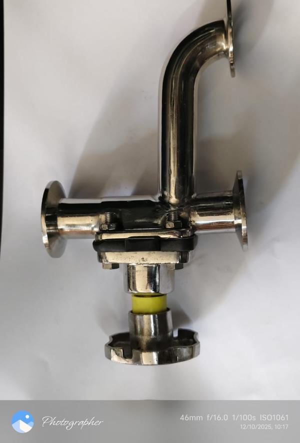 Stainless Steel Zero Dead Leg (ZDL) Diaphragm Valves