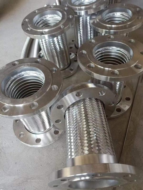 Stainless Steel Braided Flexible Hose Assemblies with Fixed Flanged Ends