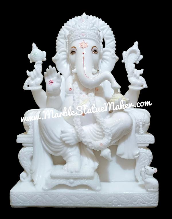 Our marble Ganesh statue is carefully designed to enhance the beauty of your décor while creating a peaceful spiritual atmosphere. Ideal for पूजा room decoration, housewarming gifts, festival gifting, temple decoration, and vastu purposes.Marble Ganeshji Moorti, Marble Ganesha Statue, White Marble Ganesh Idol, Ganpati Murti for Home, Handmade Marble God Statue, Ganesh Marble Murti Manufacturer, Marble Ganpati Idol Jaipur, Hindu God Marble Statue, Luxury Marble Ganesh Sculpture, Ganesh Ji Murti Online, Marble Moorti for Temple, Handcrafted Ganesh Idol, Indian Marble Handicraft, Decorative Marble Statue, Premium Marble Ganesh Ji