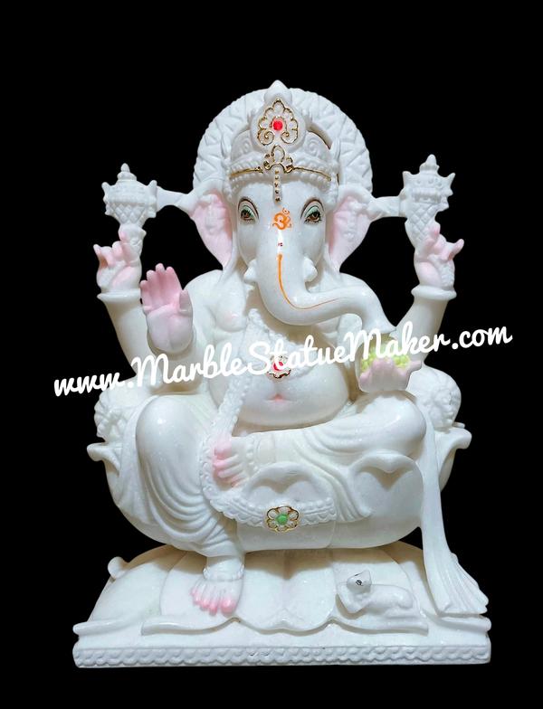 Our marble Ganesh statue is carefully designed to enhance the beauty of your décor while creating a peaceful spiritual atmosphere. Ideal for पूजा room decoration, housewarming gifts, festival gifting, temple decoration, and vastu purposes.Marble Ganeshji Moorti, Marble Ganesha Statue, White Marble Ganesh Idol, Ganpati Murti for Home, Handmade Marble God Statue, Ganesh Marble Murti Manufacturer, Marble Ganpati Idol Jaipur, Hindu God Marble Statue, Luxury Marble Ganesh Sculpture, Ganesh Ji Murti Online, Marble Moorti for Temple, Handcrafted Ganesh Idol, Indian Marble Handicraft, Decorative Marble Statue, Premium Marble Ganesh Ji