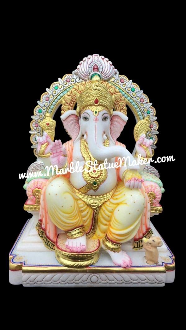 Our marble Ganesh statue is carefully designed to enhance the beauty of your décor while creating a peaceful spiritual atmosphere. Ideal for पूजा room decoration, housewarming gifts, festival gifting, temple decoration, and vastu purposes.Marble Ganeshji Moorti, Marble Ganesha Statue, White Marble Ganesh Idol, Ganpati Murti for Home, Handmade Marble God Statue, Ganesh Marble Murti Manufacturer, Marble Ganpati Idol Jaipur, Hindu God Marble Statue, Luxury Marble Ganesh Sculpture, Ganesh Ji Murti Online, Marble Moorti for Temple, Handcrafted Ganesh Idol, Indian Marble Handicraft, Decorative Marble Statue, Premium Marble Ganesh Ji