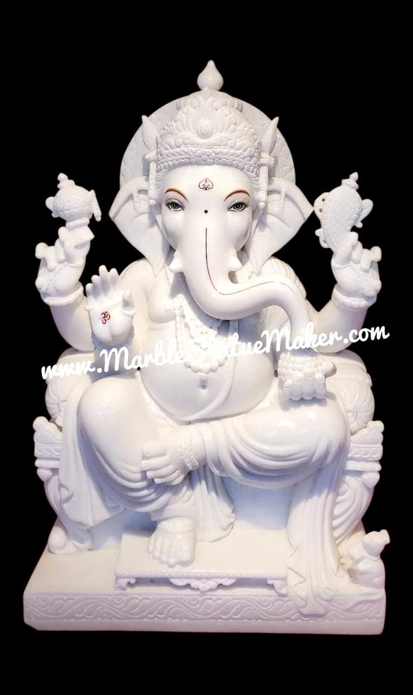 Our marble Ganesh statue is carefully designed to enhance the beauty of your décor while creating a peaceful spiritual atmosphere. Ideal for पूजा room decoration, housewarming gifts, festival gifting, temple decoration, and vastu purposes.Marble Ganeshji Moorti, Marble Ganesha Statue, White Marble Ganesh Idol, Ganpati Murti for Home, Handmade Marble God Statue, Ganesh Marble Murti Manufacturer, Marble Ganpati Idol Jaipur, Hindu God Marble Statue, Marble Ganesh Sculpture, Ganesh Ji Murti Online, Marble Moorti for Temple, Ganesh Idol, Marble Handicraft, Marble Statue, Marble Ganesh Ji