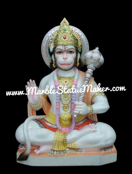 Bajrangbali marble murti
