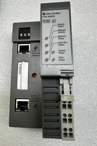 Allen-Bradley 1734-AENTR is a Point I/O Dual Ethernet communication module product image