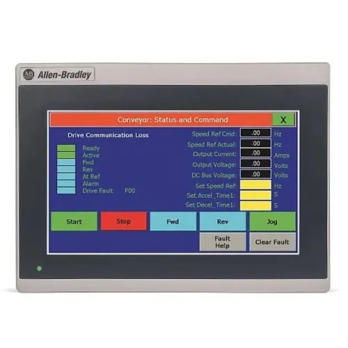 Allen-Bradley 2711R-T10T is a PanelView 800 graphic terminal (HMI) product image
