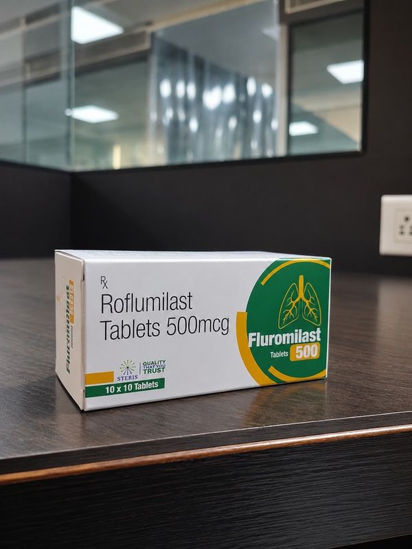 Respiratory diseases such as Chronic Obstructive Pulmonary Disease (COPD) can significantly affect a person’s quality of life. Persistent coughing, breathing difficulty, wheezing, chest tightness, and frequent respiratory infections are common symptoms experienced by COPD patients. Managing these symptoms effectively is essential for improving lung function and maintaining daily activities.

Roflumilast 500mg is a widely prescribed medication used for the long-term management of severe COPD associated with chronic bronchitis. It helps reduce inflammation in the airways, improves breathing, and decreases the frequency of COPD flare-ups.

This medicine is especially beneficial for patients who continue to experience symptoms despite regular bronchodilator therapy. Healthcare professionals often recommend Roflumilast 500mg as part of a comprehensive COPD treatment plan.

What is Roflumilast 500mg?

Roflumilast 500mg is an anti-inflammatory medicine used primarily to manage severe Chronic Obstructive Pulmonary Disease (COPD) associated with chronic bronchitis. It belongs to a class of medicines known as phosphodiesterase-4 (PDE4) inhibitors.

Unlike inhalers that directly open the airways, Roflumilast works internally to reduce inflammation inside the lungs. This helps decrease flare-ups and improves overall respiratory health.

Roflumilast 500mg is generally prescribed for adults who experience:

Frequent COPD exacerbations
Chronic bronchitis symptoms
Persistent breathing problems
Recurrent respiratory infections
Composition of Roflumilast 500mg

The medicine contains:

Roflumilast 500mg

It is available in tablet form and should be used only under medical supervision.

How Does Roflumilast 500mg Work?
Mechanism of Action of Roflumilast 500mg

Roflumilast works by inhibiting an enzyme called phosphodiesterase-4 (PDE4), which plays a role in inflammation within the lungs.

By blocking this enzyme, Roflumilast helps:

Reduce airway inflammation
Decrease mucus production
Improve lung function
Lower the frequency of COPD attacks

This anti-inflammatory action supports better airflow and helps patients breathe more comfortably.

Uses of Roflumilast 500mg
Chronic Obstructive Pulmonary Disease (COPD)

Roflumilast 500mg is primarily used for managing severe COPD associated with chronic bronchitis.

Reducing COPD Flare-Ups

Helps decrease the frequency and severity of COPD exacerbations.

Chronic Bronchitis

Useful in patients with long-term cough and mucus production.

Improving Lung Function

Supports better breathing and respiratory performance.

Key Benefits of Roflumilast 500mg
Reduces Lung Inflammation

Helps control inflammation in the respiratory tract.

Decreases COPD Exacerbations

Lowers the chances of sudden worsening of symptoms.

Improves Breathing

Supports better airflow and respiratory comfort.

Enhances Quality of Life

Allows patients to perform daily activities more comfortably.

Long-Term COPD Management

Useful as maintenance therapy in severe COPD patients.

Supports Better Respiratory Health

Helps reduce mucus formation and airway irritation.

Symptoms That May Require Roflumilast 500mg

Patients experiencing the following symptoms may benefit from Roflumilast therapy:

Persistent cough
Excess mucus production
Wheezing
Difficulty breathing
Frequent lung infections
Shortness of breath
Recurrent COPD flare-ups

Always consult a healthcare professional for proper diagnosis and treatment guidance.

How to Take Roflumilast 500mg
Take the medicine exactly as prescribed by your doctor.
Swallow the tablet whole with water.
It can be taken with or without food.
Take the medicine at the same time each day for better results.

Do not stop the medicine suddenly without consulting your healthcare provider.

Recommended Dosage of Roflumilast 500mg

The dosage depends on:

Severity of COPD
Patient’s medical condition
Response to treatment
Doctor’s recommendation

Follow your physician’s instructions carefully.

Side Effects of Roflumilast 500mg

Like all medicines, Roflumilast 500mg may cause side effects in some individuals.

Common Side Effects of Roflumilast 500mg
Diarrhea
Nausea
Headache
Weight loss
Stomach pain
Decreased appetite
Dizziness
Trouble sleeping

These side effects are usually mild and temporary.

Serious Side Effects of Roflumilast 500mg

Seek immediate medical attention if you experience:

Severe allergic reactions
Mood changes
Depression
Suicidal thoughts
Severe weight loss
Persistent abdominal pain

Serious reactions are rare but require prompt medical care.

Precautions and Warnings
Before Using Roflumilast 500mg

Inform your doctor if you:

Have liver disease
Are pregnant or breastfeeding
Have depression or mental health disorders
Are taking other medications
Have severe weight loss issues
Important Safety Advice
Avoid alcohol consumption if advised by your doctor.
Monitor body weight regularly.
Do not self-medicate.
Store in a cool and dry place.
Can Roflumilast 500mg Be Used with Inhalers?

Yes, Roflumilast is commonly used along with bronchodilator inhalers and other COPD medications. It works differently from inhalers and helps reduce internal lung inflammation.

Your doctor may prescribe combination therapy for better symptom control.

Lifestyle Tips for COPD Patients

In addition to medication, these healthy habits can improve respiratory health:

Quit smoking
Avoid dust and pollution
Exercise regularly as advised
Stay hydrated
Follow a healthy diet
Practice breathing exercises
Get regular medical check-ups

Lifestyle modifications can significantly improve COPD management.

Why Choose Roflumilast 500mg?

Roflumilast 500mg is preferred because it offers:

Effective inflammation control
Long-term COPD management
Reduced flare-up frequency
Improved respiratory function
Better quality of life

It is especially useful for severe COPD patients with chronic bronchitis symptoms.

Frequently Asked Questions (FAQs)
What is Roflumilast 500mg used for?

It is used to manage severe COPD associated with chronic bronchitis.

Can Roflumilast 500mg cure COPD?

No, it helps control symptoms and reduce flare-ups but does not cure COPD.

How long does Roflumilast take to work?

Improvement may take several weeks depending on the patient’s condition.

Can I take Roflumilast with inhalers?

Yes, it is often prescribed with inhalers for better COPD management.

Does Roflumilast cause weight loss?

Some patients may experience decreased appetite and weight loss.

Is Roflumilast safe for long-term use?

Yes, when used under medical supervision.

Conclusion

Roflumilast 500mg is an advanced anti-inflammatory medicine used for the long-term management of severe COPD and chronic bronchitis. It helps reduce airway inflammation, improve lung function, and lower the risk of COPD flare-ups.

With proper medical guidance, Roflumilast 500mg can help patients breathe more comfortably and improve overall respiratory health. Its effectiveness in reducing exacerbations makes it an important treatment option for individuals suffering from severe COPD symptoms.