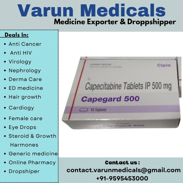 Capegard 500 Tablet is used in the treatment of cancer of breast, colon, and rectum. It may be also used to treat other conditions, as determined by the doctor. It is used alone or in combination with some other medicine as a part of chemotherapy.