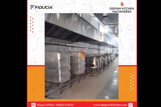 Description: Revolutionizing Culinary Efficiency of the Commercial Steam Cooking Plant by Deepam Kitchen Machineries.A commercial steam cooking plant is a versatile and efficient kitchen appliance designed by Deepam kitchen Machineries to harness the power of steam for cooking large quantities of food in professional settings such as restaurants, hotels, catering services, and institutional kitchens. These plants typically consist of several components working together to provide precise and consistent steam cooking capabilities.Let’s delve into the features and uses of a typical commercial steam cooking plant:Steam Generator: At the heart  of the steam cooking plant is the steam generator. This powerful unit produces a steady supply of high-pressure steam, which is essential for cooking various types of food quickly and evenly. Modern steam generators often feature advanced controls for regulating steam pressure and temperature, ensuring optimal cooking conditions for different recipes.Cooking Chambers: The steam generator is connected to one or more cooking chambers where the actual cooking takes place. These chambers are usually large, stainless steel compartments equipped with trays, racks, or baskets for holding the food items. Some steam cooking plants offer multiple chambers, allowing for simultaneous cooking of different dishes without flavor transfer.Versatile Cooking Modes: Steam cooking plants often offer a range of cooking modes to accommodate different food items and cooking techniques. These may include steaming, blanching, poaching, braising, and sous vide cooking. The versatility of these plants allows chefs to explore a wide variety of culinary applications, from delicate seafood and vegetables to hearty meats and grains.Energy Efficiency: Compared to traditional cooking methods, steam cooking is known for its energy efficiency. Commercial steam cooking plants are designed to minimize energy consumption while maximizing cooking performance, helping businesses reduce operating costs and environmental impact.Built-in Safety Features: Safety is paramount in commercial kitchens, and steam cooking plants are equipped with various safety features to protect both the equipment and the operators. These may include pressure relief valves, automatic shut-off mechanisms, and overheat protection systems to prevent accidents and ensure smooth operation.Easy Maintenance: To keep the steam cooking plant running smoothly, regular maintenance is essential. Many models feature easy-to-clean components and removable parts for hassle-free maintenance. Additionally, some manufacturers offer service contracts and support programs to help businesses maintain their equipment and address any issues promptly.High Capacity: Commercial steam cooking plants are designed to handle large volumes of food efficiently, making them ideal for busy kitchen environments where speed and productivity are crucial. Whether preparing meals for a banquet, cafeteria, or restaurant service, these plants can handle the demands of high-volume cooking with ease.In terms of uses, a commercial steam cooking plant finds application across a wide range of culinary operations:Batch Cooking: Ideal for preparing large batches of food quickly and consistently, making them perfect for catering services, banquet halls, and institutional kitchens.Percision Cooking: Enables chefs to cook individual dishes to order with precision and efficiency, enhancing the dining experience in restaurants and hotels.Food Production: Used in food manufacturing facilities to steam-cook ingredients for packaged meals, ready-to-eat dishes, and other processed food products.Catering and Events: Provides on-site cooking capabilities for catered events, weddings, conferences, and other gatherings where large-scale food service is required.Healthcare Facilities: Supports dietary requirements and meal preparation in hospitals, nursing homes, and other healthcare facilities, where nutritious and flavorful meals are essential for patient recovery and well-being.Conclusion:The commercial steam cooking plant is a powerhouse in professional kitchens, utilizing steam to cook large quantities of food efficiently. Its key components include a steam generator, cooking chambers, digital controls, and safety features. With versatile cooking modes and high capacit,  Not only does it offer precise cooking, but it also ensures energy efficiency and easy maintenance, making it an indispensable tool for culinary operations. Click here to watch our YouTube videos of instalations and working of our various products.