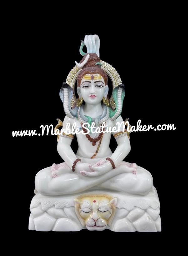 Bring divine energy and spiritual peace into your home or temple with our beautifully handcrafted Shivji Marble Moorti. Made from premium quality marble, this elegant Lord Shiva idol is designed by skilled artisans with detailed craftsmanship, smooth finishing, and a divine appearance. Lord Shiva symbolizes power, meditation, protection, and positivity, making this marble moorti perfect for temples, homes, offices, and spiritual spaces.Our Shivji Marble Moorti is available in various sizes, styles, and custom designs to match your devotional and decorative needs. Crafted with durable marble and artistic excellence, this marble statue adds a luxurious and peaceful touch to any environment while reflecting traditional Indian artistry.Shivji Marble Moorti, Marble Shivji Statue, Lord Shiva Marble Idol, White Marble Shiva Murti, Mahadev Marble Statue, Handcrafted Marble God Idol, Marble Shiva Moorti, Hindu Marble Statue, Premium Marble Shiv Idol, Marble Murti Manufacturer, Decorative Marble Statue, Marble Statue Jaipur