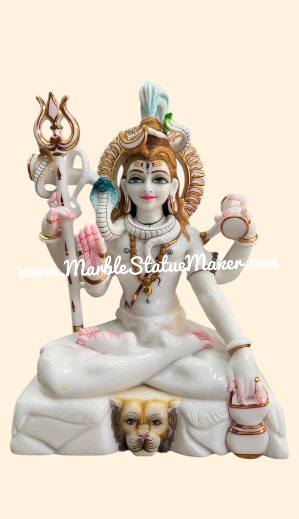 Marble Shiv Statue