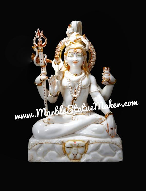 Marble Shiv Moorti