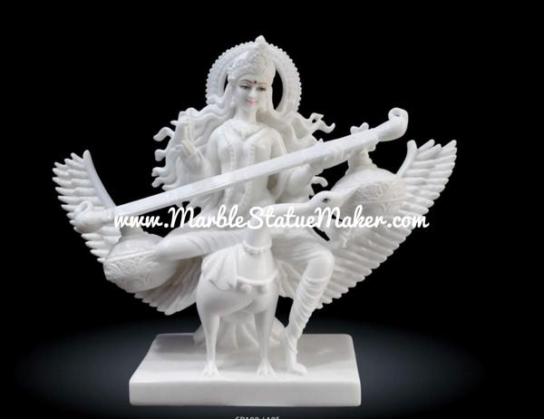 Marble Saraswati Maa Murti