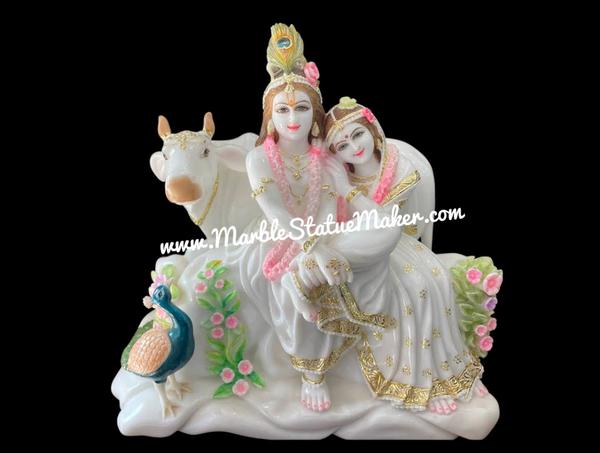 Beautiful Radha Krishna murti