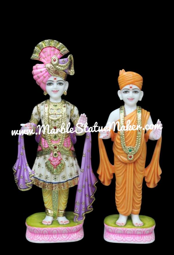 SwamiNarayan marble Statue