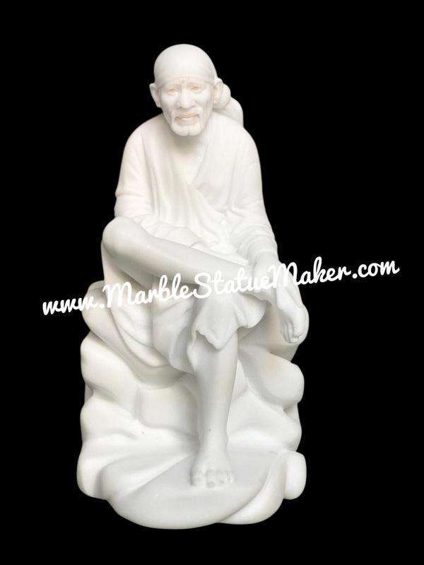 Marble Sai baba idol