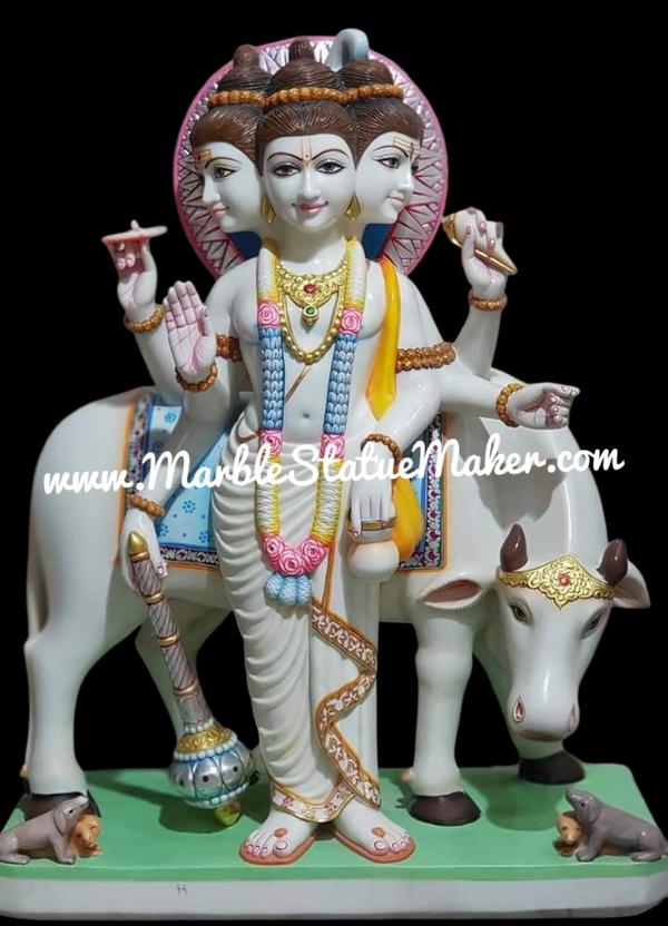 Marble Dattatreya murti