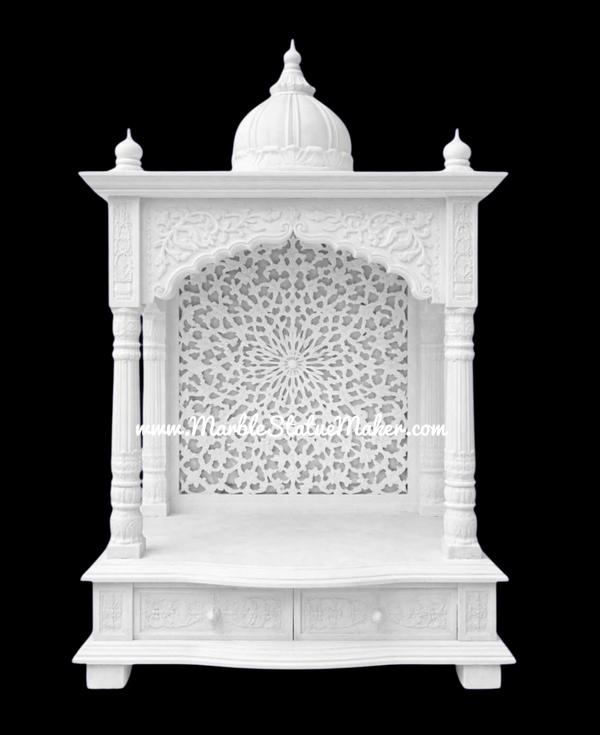 Add elegance, devotion, and traditional beauty to your home with this premium handcrafted Marble Mandir. Designed by skilled Jaipur artisans using high-quality marble, this beautifully carved temple features intricate detailing, smooth finishing, and timeless craftsmanship that enhances the spiritual atmosphere of any space.Perfect for home temples, पूजा rooms, offices, and spiritual interiors, this Marble Mandir provides a peaceful and sacred place for daily worship and meditation. The durable marble construction, artistic carvings, and luxurious appearance make it an ideal choice for both modern and traditional décor.Available in various sizes, designs, and custom patterns, this marble temple is crafted to bring positivity, purity, and divine blessings into your surroundings.Marble Mandir, Marble Temple for Home, Handmade Marble Mandir, Marble Pooja Mandir, Home Temple Marble, Designer Marble Temple, Marble Mandir Jaipur, Religious Marble Furniture, Hindu Temple for Home.