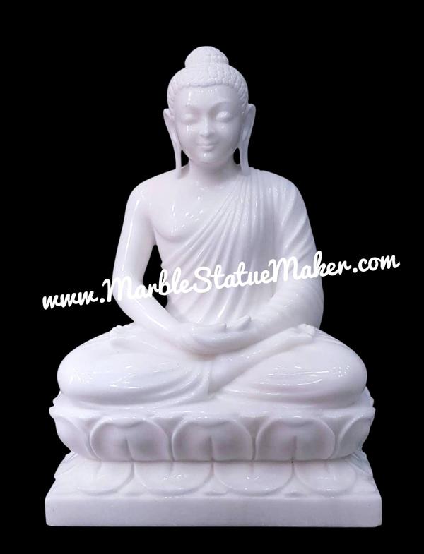 Bring peace, serenity, and positive energy into your space with this beautifully handcrafted Marble Buddha Statue. Expertly carved from premium quality marble by skilled Jaipur artisans, this elegant statue reflects calmness, wisdom, and spiritual harmony through its intricate detailing and smooth polished finish.Perfect for home décor, meditation spaces, gardens, offices, yoga studios, and spiritual interiors, this Marble Buddha Statue creates a peaceful and relaxing atmosphere. Its durable marble quality, artistic craftsmanship, and timeless design make it an ideal decorative and spiritual centerpiece.Enhance your surroundings with this symbol of tranquility and mindfulness, crafted with traditional artistry and devotion.Marble Buddha Statue, Buddha Marble Murti, Handmade Marble Buddha Idol, White Marble Buddha Sculpture, Meditation Buddha Statue, Spiritual Marble Décor, Marble Moorti Jaipur, Decorative Marble Statue, Buddha Idol for Home.
