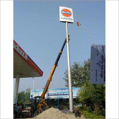 Petrol Pump Pole is manufactured using premium quality high tensile steel material with strong tapered or octagonal construction for superior strength, durability and modern appearance. The pole is available in different heights ranging from 3 Meter to 12 Meter with customized top and bottom diameters as per petrol pump and canopy lighting requirements. Pole thickness is generally manufactured from 3 mm to 5 mm depending upon wind load and structural design standards.The pole is specially designed to withstand high wind pressure, continuous outdoor exposure and fuel station environmental conditions, making it ideal for petrol pumps, CNG stations, service areas and commercial forecourt lighting applications. The structure provides excellent stability and safe support for LED flood lights, canopy lights and signage fixtures.The pole is hot dip galvanized with minimum 65 to 85 micron zinc coating for superior corrosion resistance and complete rust proof protection. Optional PU Paint or Powder Coating finish is provided for attractive appearance, UV resistance and long lasting outdoor durability. The pole is supplied with heavy duty base plate, anchor foundation bolts and customized brackets for secure and easy installation.Petrol Pump Pole offers excellent illumination support, premium finishing, low maintenance and reliable long term performance with strong structural quality and weather resistant protection.