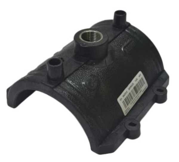 Product OverviewThe Hydure Electrofusion Saddle ½“ (20mm) × 2” (63mm) – Without Bottom is a high-quality HDPE fitting designed for creating branch connections on existing polyethylene pipelines. Manufactured from premium PE100 material, this compact and lightweight saddle is ideal for applications where installation space is limited and additional bottom support is not required. Using advanced electrofusion technology, it ensures a secure, leak-proof, and long-lasting connection for water supply, irrigation, and industrial piping systems.Technical SpecificationsParameter	DetailsProduct Name	Hydure Electrofusion Saddle Without BottomMain Pipe Size	2“ (63mm)Outlet Size	½” (20mm)Material	PE100 HDPEConnection Type	Electrofusion WeldingDesign	Without Bottom SupportColor	BlackApplication	Water, Irrigation & Industrial PipelinesJoint Type	Permanent Leak-Proof Fusion JointKey FeaturesManufactured from high-quality PE100 HDPE material.Lightweight and compact design for easy handling.Suitable for creating branch connections on existing HDPE pipelines.Leak-proof electrofusion welded joint.Excellent resistance to corrosion, chemicals, and UV exposure.Ideal for confined installation spaces.High mechanical strength and durability.Low maintenance and long operational life.ApplicationsMunicipal Water Distribution SystemsAgricultural Irrigation NetworksIndustrial Process PipelinesUtility and Infrastructure ProjectsPotable Water Supply LinesHDPE Pipeline Expansion and Modification WorksAdvantagesThe Hydure Electrofusion Saddle Without Bottom provides a cost-effective and efficient solution for pipeline branching applications. Its streamlined design allows quick installation while maintaining the strength and reliability expected from electrofusion fittings. The fitting ensures excellent sealing performance and long-term service even in demanding environments.Why Choose Hydure Electrofusion Fittings?Premium PE100 raw material.Precision-engineered dimensions.Reliable electrofusion performance.High pressure and corrosion resistance.Suitable for water, irrigation, and industrial applications.Designed for long service life and minimal maintenance.