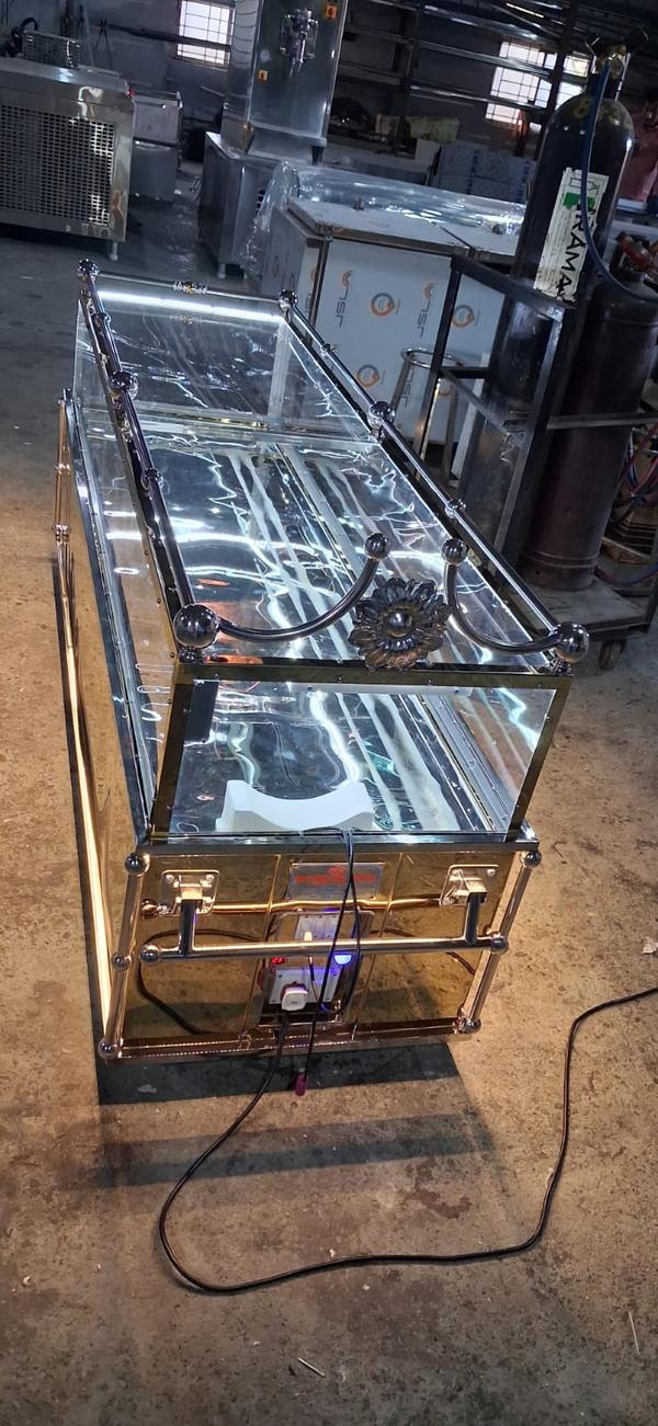 We are Leading Dead Body Freezer Box Manufacture in Coimbatore. Contact : Max Cool Engineering, 94437 57270, 82207 77377.