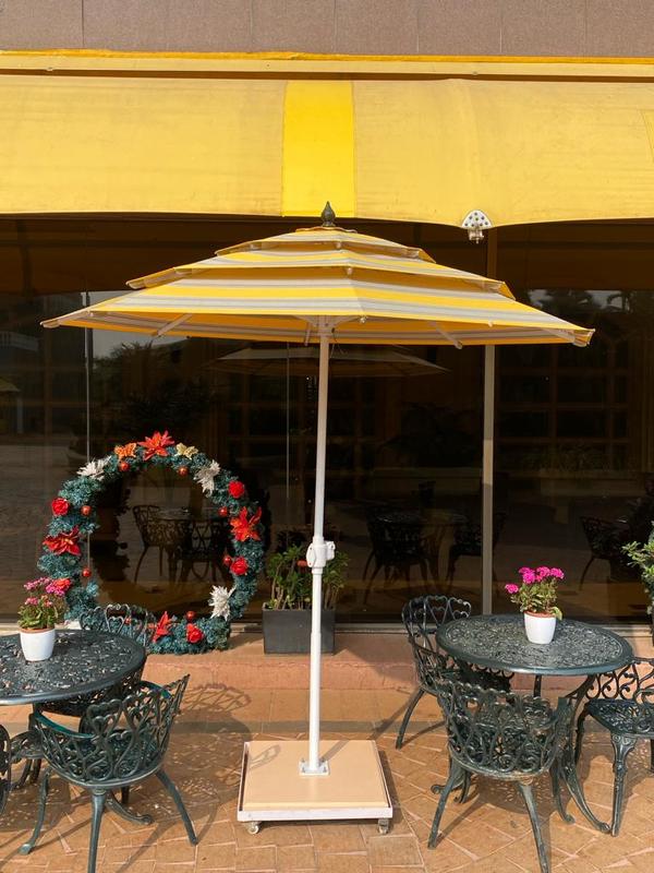 We make available for clients a wide range of Three Decker and Five Decker Middle Pole Garden Umbrella. umbrellas. High quality frame and fabric is used while designing umbrellas. These umbrellas are ideal for windy locations like Beach resorts, Hotels, open garden restaurants, events or at home. Customization facility for these umbrellas is also provided in shape, size and fabric colour. Garden Umbrella is impromptu shade for events, restaurant terraces or at home.Sai Umbrella - Umbrella Manufacturer In Punehttps://www.saiumbrella.com