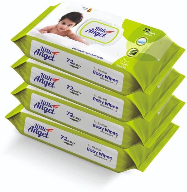 Aloe Vera & Vitamin E Wipes: The most common variety, designed for daily cleaning and diaper changes. They are enriched with moisturizers to soothe redness and leave the skin feeling