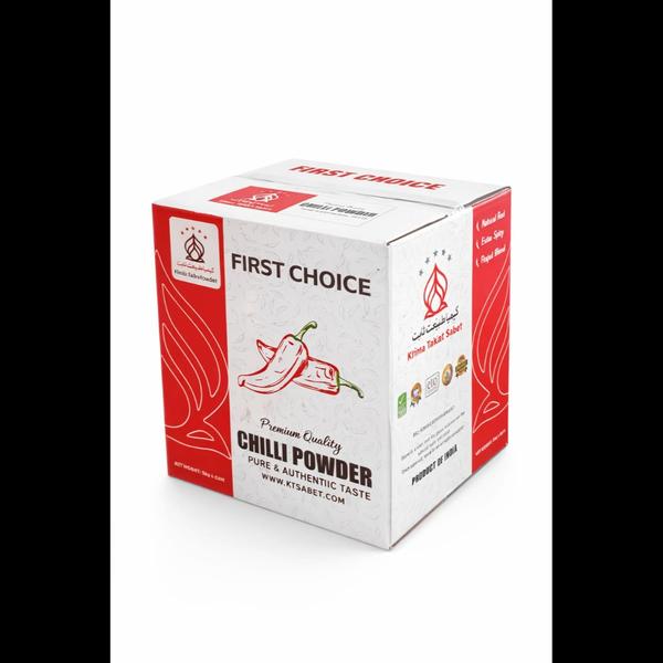 Spice Form	Whole SpicesCapacity	10 kgMaterial	Duplex BoardBox Style	Mono CartonPrinting Type	Offset PrintUsage	Gift PackUsage	Sample PackUsage	Retail PackWe are Samyak Manufacturing Company deals in all kind of corrugated box, printed corrugated box, sweet box, Cardboard Food Pack box, Ply Self Auto Lock Box, medicine export corrugated box etc. at the best marketing price. Chili powder blends are composed chiefly of chili peppers and blended with other spices including cumin, onion, garlic powder, and sometimes salt. The chilis are most commonly red chili peppers; “hot” varieties usually also include cayenne pepper.