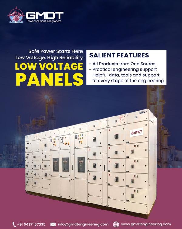 ⚡ Electrical Panels in Oman | Intelligent Power Control & Distribution Solutions for Every IndustryEfficient power management begins with the right electrical panel system. Across Oman, industries, commercial buildings, utility projects, oil & gas facilities, and infrastructure developments depend on high-quality Electrical Panels to ensure safe power distribution, system protection, and operational efficiency.At GMDT Engineering, we design, manufacture, and supply advanced Electrical Panels in Oman that combine reliability, safety, and smart control features. From simple distribution panels to sophisticated automation systems, our solutions are engineered to support the evolving power needs of modern businesses and industries. ⚡🔧🔹 The Heart of Every Electrical SystemElectrical panels play a crucial role in monitoring, controlling, and distributing power throughout a facility. A properly designed panel improves safety, enhances equipment performance, and minimizes downtime.✅ Safe and efficient power distribution✅ Improved operational control and monitoring✅ Protection against overloads and electrical faults✅ Reduced downtime and maintenance costs✅ Enhanced equipment performance and lifespan✅ Custom-built solutions for specific applications✅ Reliable operation in demanding environments🔹 Our Complete Panel Solutions ⚙️GMDT Engineering offers a comprehensive range of electrical and automation panels:⚡ PCC Panels (Power Control Centre)⚡ MCC Panels (Motor Control Centre)⚡ LT Distribution Panels⚡ APFC Panels (Power Factor Correction Panels)⚡ PLC Automation Panels⚡ VFD Control Panels⚡ DG Synchronization Panels⚡ AMF Panels for Generator Systems⚡ Pump Control Panels⚡ Customized Industrial Control Panels🔹 Designed for Performance & Safety ⚙️Our electrical panels are manufactured using premium-quality components and advanced engineering practices.🛡️ Advanced Electrical Protection Systems⚡ Efficient Power Distribution & Load Management📊 Smart Monitoring & Control Functions🔧 Robust Industrial-Grade Construction🌡️ Reliable Performance in Harsh Conditions📉 Reduced Energy Losses & Improved Efficiency🧪 Factory-Tested for Quality & Compliance🔹 Technical Features ⚙️Built to meet industrial and commercial requirements:⚡ Voltage Range: Low Voltage & Medium Voltage Applications🔌 Frequency: 50 Hz / 60 Hz📊 Control Modes: Manual, Automatic & PLC-Based Systems🛡️ Protection Ratings: Custom IP-Rated Enclosures🌡️ Installation: Indoor & Outdoor Configurations⚙️ Standards: IEC-Compliant Design & Manufacturing🔹 Applications Across Oman 🌍Our electrical panels support a wide variety of industries and projects:🏭 Manufacturing & Industrial Plants🛢️ Oil & Gas Facilities⚡ Power Generation & Utility Networks🏗️ Infrastructure & EPC Projects☀️ Solar & Renewable Energy Plants🏢 Commercial Buildings & Business Centers🏥 Hospitals & Healthcare Facilities🚰 Water Treatment & Pumping Stations📡 Telecom & Data Center Applications🔹 Why Choose GMDT Engineering? 🤝We understand that every project requires dependable power control and distribution solutions.🌍 Serving clients across Oman, the Middle East, Africa, and international markets📐 Customized panel designs tailored to project requirements🧪 Comprehensive testing and quality assurance procedures🚛 Reliable delivery and export-grade packaging📄 Complete technical documentation and compliance support🔧 Engineering assistance from design through commissioning🤝 Trusted by industries, EPC contractors, consultants, and utility companies🔹 End-to-End Project Support 🔧Our experienced team provides complete support throughout the project lifecycle.🛠️ Load assessment and panel selection📐 Engineering consultation and system design📄 Documentation and approval assistance🚀 Manufacturing and delivery coordination🔧 Installation and commissioning guidance📞 Contact GMDT Engineering – Electrical Panel Manufacturer & Supplier in Oman📧 Email: svs@gmdtengineering.com📱 Mobile: +91-9909939829