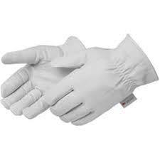 White Leather Hand Gloves product image