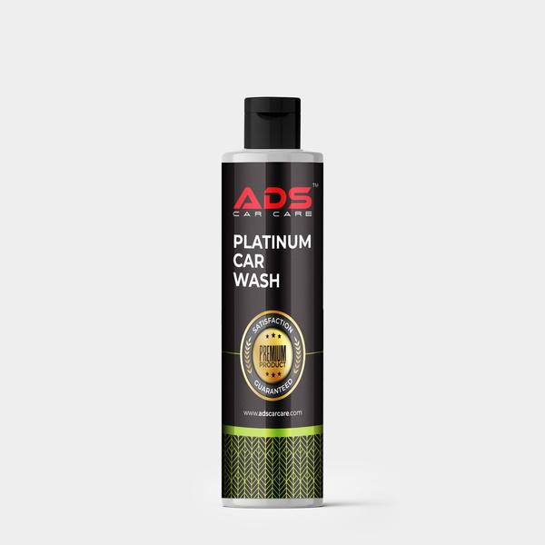 Platinum Car Wash by ADS Car Care is a premium automotive shampoo formulated to provide effective cleaning while maintaining the vehicle's paint protection layer. Premium car wash formulations in this category are generally designed to remove dirt, road grime, dust, and contaminants without stripping waxes, sealants, or ceramic coatings. They typically feature a pH-balanced formula, high-foaming action, and lubricating agents that help minimize swirl marks during washing.Key FeaturesHigh-foaming formula for enhanced dirt lifting.pH-balanced and safe on painted surfaces.Suitable for cars with wax, sealant, or ceramic coating.Produces a glossy, streak-free finish.Safe for use on paint, glass, plastic trims, chrome, and alloy wheels.Helps reduce wash-induced scratches when used with a microfiber wash mitt.BenefitsDeep cleaning without damaging the vehicle's finish.Enhances paint gloss and shine.Removes road film, dust, mud, and light grease deposits.Leaves the surface smooth and refreshed.Economical due to concentrated formulation.Recommended UsageRinse the vehicle thoroughly to remove loose dirt.Dilute the shampoo with water as recommended by the manufacturer.Apply using a wash mitt, sponge, or foam cannon.Wash from top to bottom.Rinse thoroughly with clean water.Dry using a microfiber drying towel for best results.Ideal ForProfessional detailing centersCar washing stationsAutomotive workshopsPersonal vehicle maintenanceVehicles with ceramic coatings or paint protection treatmentsProduct DescriptionADS Car Care Platinum Car Wash is an advanced car shampoo developed to deliver superior cleaning performance while preserving your vehicle's shine and protection. Its rich foam penetrates dirt and road contaminants, lifting them safely from the surface without affecting waxes or protective coatings. The pH-balanced formula ensures safe use on all exterior surfaces, leaving behind a glossy, spotless finish and a fresh, clean appearance after every wash. Perfect for both professional detailers and car enthusiasts seeking showroom-quality results