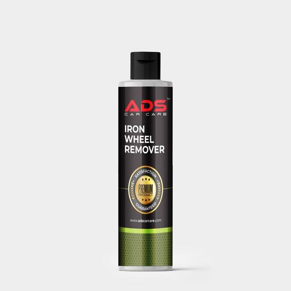 ADS Car Care Iron Wheel Remover is a specialized wheel cleaning and decontamination solution designed to remove stubborn brake dust, iron particles, road grime, and metallic contaminants from alloy wheels and painted surfaces. Iron removers work by chemically reacting with embedded ferrous particles, dissolving them safely without damaging wheel finishes. Most professional-grade formulations are pH-balanced and acid-free for safe regular use. caused by metallic deposits. a microfiber towel. surfaces for professional detailing treatments, leaving wheels cleaner, brighter, and showroom-ready.