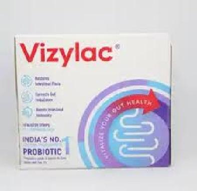 Vizylac Capsule is a probiotic supplement designed to support digestive health.