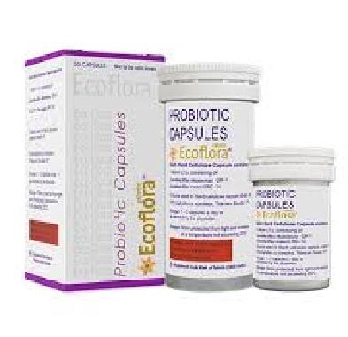 They may be recommended during or after antibiotic treatment, for digestive issues, or for overall health maintenance. Brand: Ecoflora. Type: Probiotic Capsules.