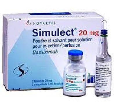 Simulect (basiliximab) is used as part of an immunosuppressive regimen that includes cyclosporine, USP (MODIFIED) and corticosteroids.