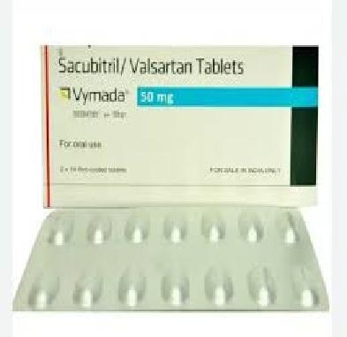 Vymada 50mg Tablet is a medication indicated for the treatment of heart failure in adults, as well as in children aged 1 to less than 18 years old.