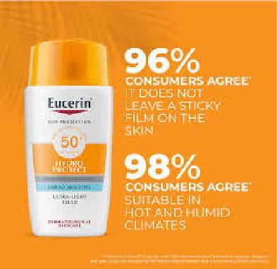 EUCERIN HYDRO PROTECT ULTRA LIGHT FLUID SPF50+