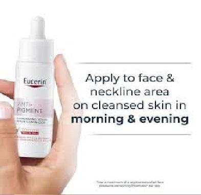 EUCERIN ANTI PIGMENT DUAL SERUM 30 MLFormulated with ingredients like Thiamidol, Hyaluronic Acid, and Glycerin, it targets hyperpigmentation and provides you with plumped and even skin.