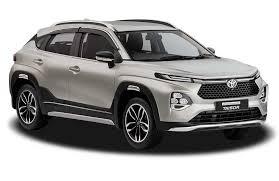 The Toyota Urban Cruiser Taisor is a subcompact, front-wheel-drive SUV that serves as a rebadged version of the Maruti Suzuki Fronx. It offers a city-friendly design, seating for five, efficient mileage, and both turbo-petrol and CNG engine options.Engine & Performance1.2L Petrol (NA): 89.73 PS of power and 113 Nm of torque. Transmission choices include a 5-speed manual or a 5-speed AMT.1.0L Turbo-Petrol: 100 PS of power and 147.6 Nm of torque. Available with a 5-speed manual or a 6-speed torque-converter automatic.1.2L E-CNG: 77.5 PS of power and 98.5 Nm of torque with a 5-speed manual.Fuel Efficiency: Ranges from 20 to 22.8 kmpl for petrol variants, and up to 28.5 km/kg for the CNG variant