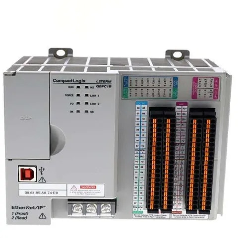 The Allen-Bradley 1769-L27ERM-QBFC1B is a high-performance CompactLogix 5370 L2 Controller product image