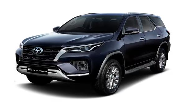 The Toyota Fortuner is a rugged, 7-seater body-on-frame SUV renowned for its reliability and off-road capability. In India, it is priced between ₹34.76 Lakh and ₹50.46 Lakh (ex-showroom). It is offered with a robust 2.8-litre diesel (now available with a 48V mild-hybrid setup) and a 2.7-litre petrol engine.Pricing & VariantsPrice Range: ₹34.76 Lakh to ₹50.46 Lakh (Ex-showroom, Delhi).Key Variants: Standard, Leader Edition, Legender, and GR-S.Drivetrain: Available in 4x2 and 4x4 (with a low-range gearbox) configurations.Engine & TransmissionDiesel: 2.8-litre, 4-cylinder turbocharged engine making 201.15 bhp and up to 500 Nm of torque. Paired with a 6-speed manual or 6-speed automatic.Petrol: 2.7-litre, naturally aspirated engine generating 164 bhp and 245 Nm of torque, mated to either a 5-speed manual or 6-speed automatic.Dimensions & CapacityLength / Width / Height: 4,795 mm / 1,855 mm / 1,835 mmWheelbase: 2,745 mmBoot Space: 296 litresFuel Tank Capacity: 80 litresNotable FeaturesSafety: 7 airbags, ABS with EBD, Vehicle Stability Control, and Hill Assist Control.Interior: Ventilated front seats, wireless phone charger, dual-zone climate control, and an 8-inch touchscreen with Apple CarPlay and Android Auto.Audio: Premium 11-speaker JBL sound system with a subwoofer (on select 4x4 variants).