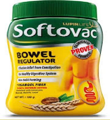 Softovac Bowel Regulator Powder is used as a natural remedy for constipation, indigestion, and other digestive problems.