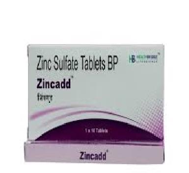ZINCADD TABLETZincadd tablet is an advanced formula of high concentration of Zinc. Zinc has been found to be very important for boosting up immunity.